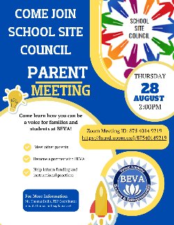 English SSC Orientaion Flyer